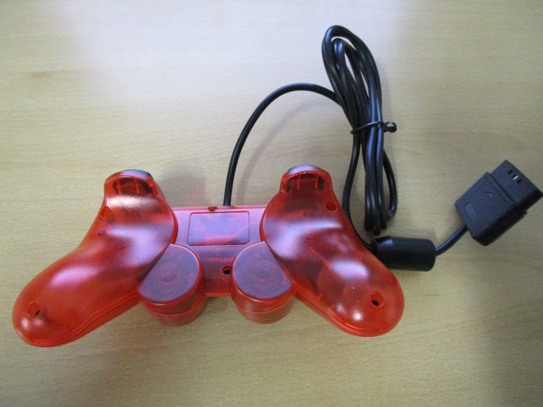Controller: Playstation 2 Controller Joypad Farbe clear red- PS2 Neuware – Nuovo e nell'imballaggio originale da Goldau venduto da agestuffer 1