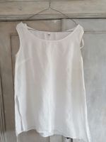 Weisses Leinentop 42