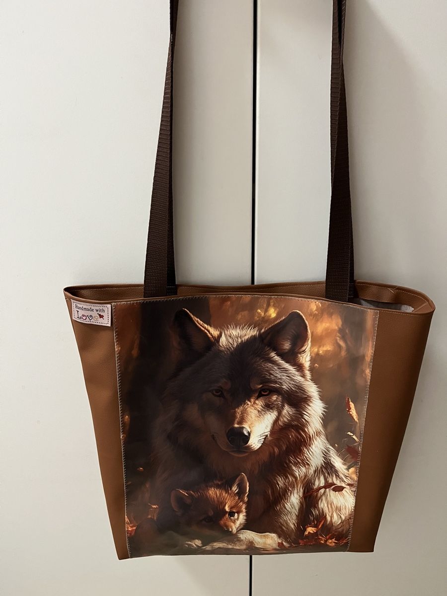 Borse: Wunderschöne Wolfstasche Handarbeit – Nuovo (secondo la descrizione) da Schaffhausen venduto da grogga