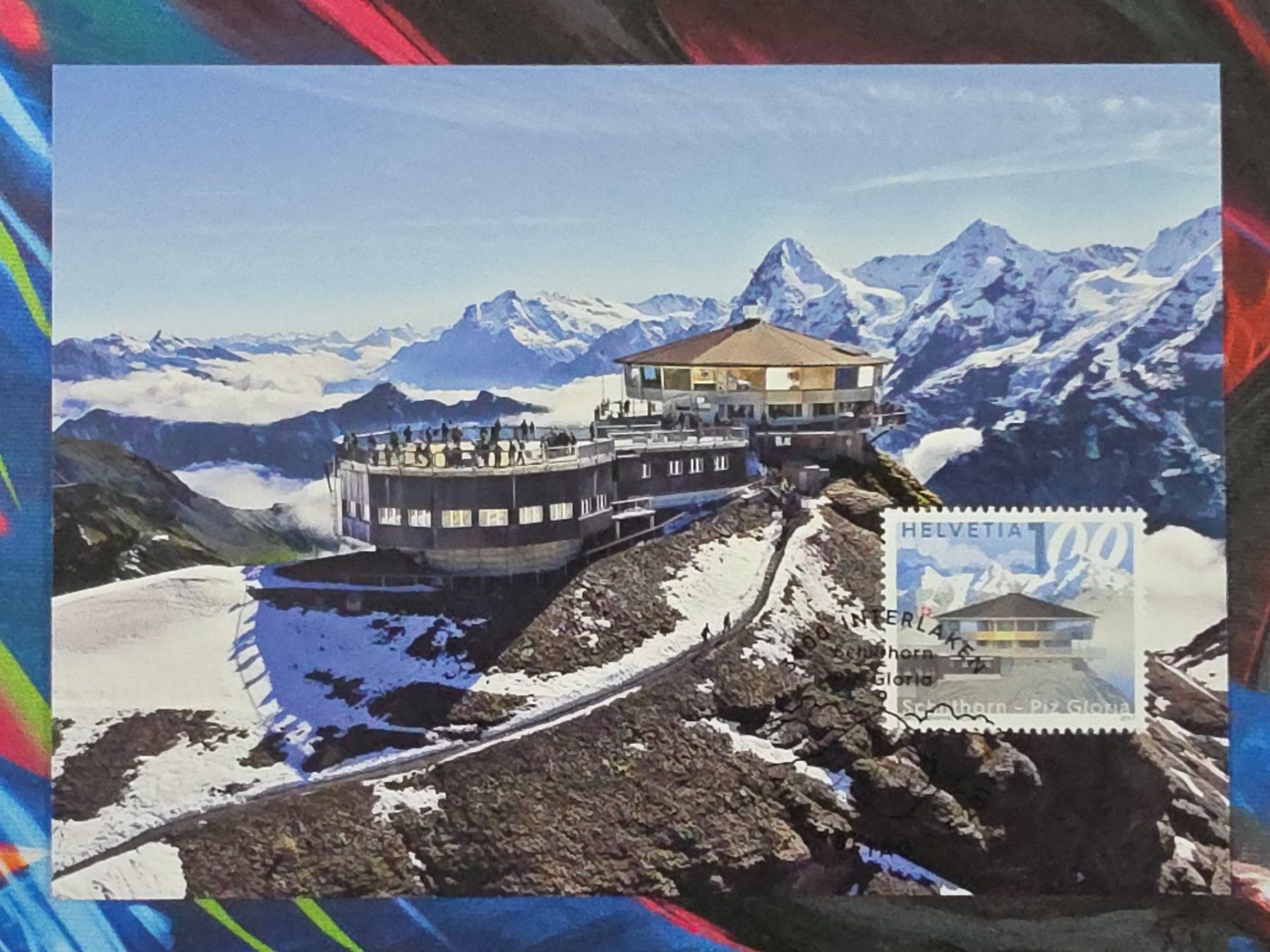 Ansichtskarten: CL26 Carte Postale + Timbre Suisse 2017 – Gebraucht aus Cousset von Patrick_Collections