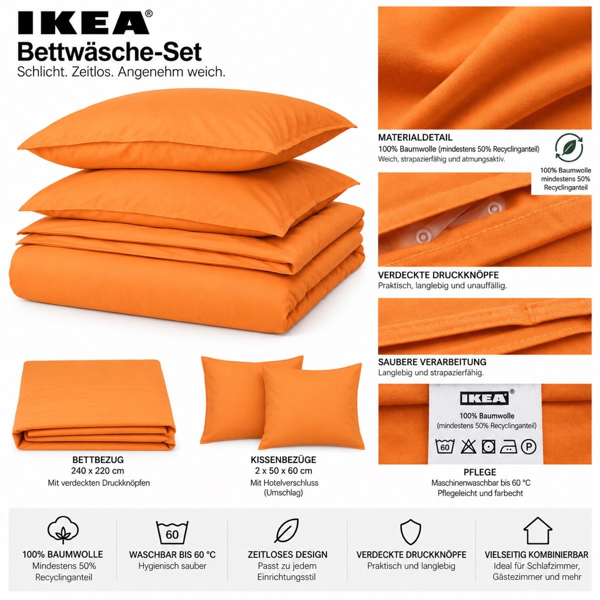 Ikea Biancheria da letto: Set Bettwäsche Paket – Usato da Unterägeri venduto da Maria_F.