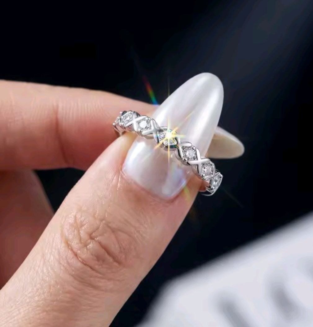Ringe: Bague argent avec diamants de moissanite certifiés GRA – Neu und originalverpackt aus Reconvilier von Tsma67 2