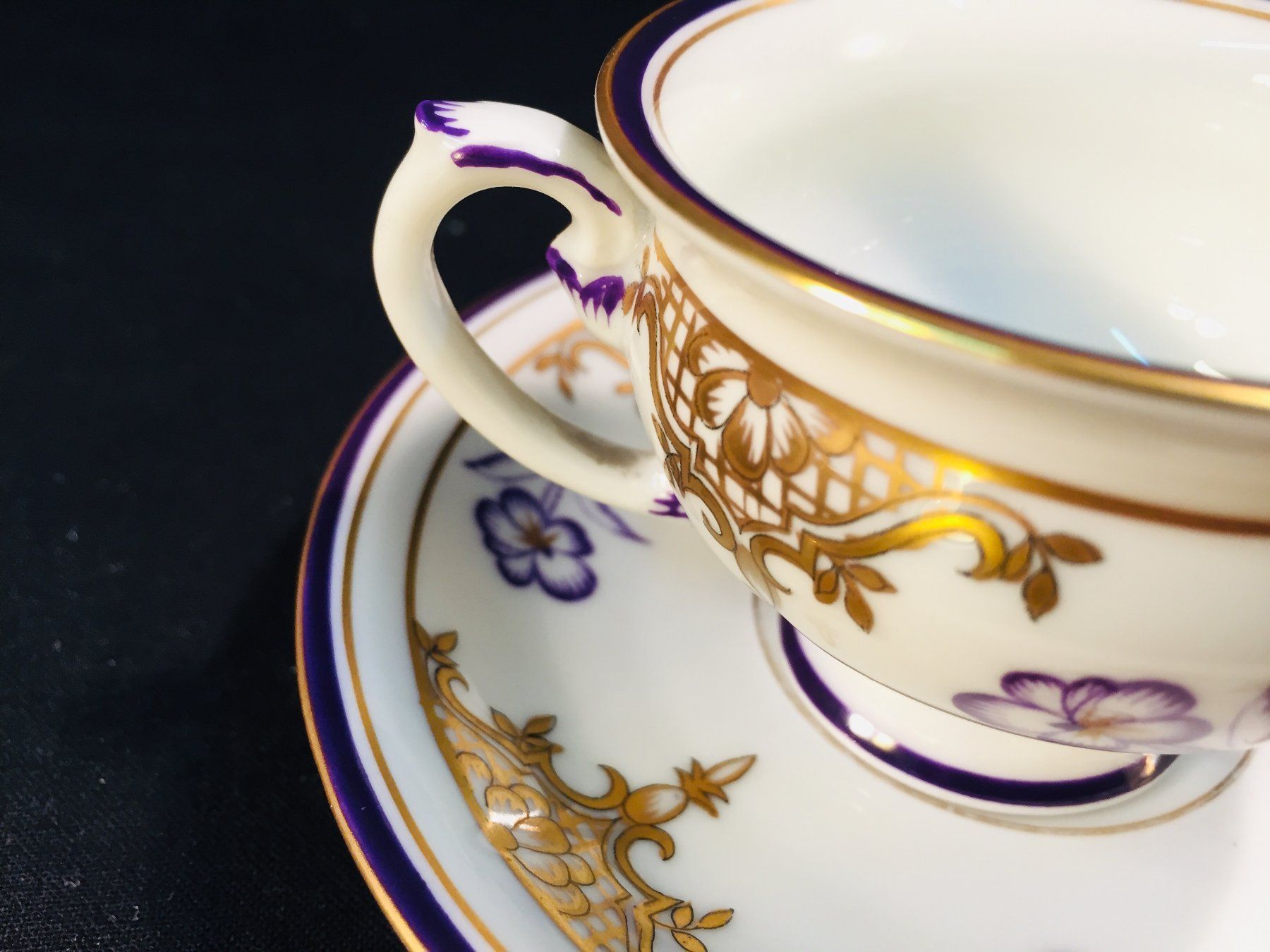 Tazze: Vintage P.S. AG Handmalerai Kaffeetasse – Usato da Schaffhausen venduto da sparzone 9