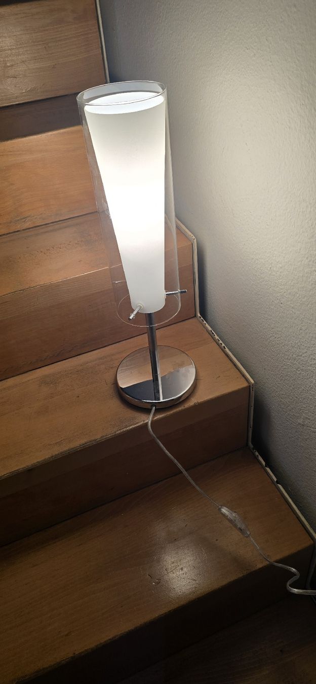 Eglo Lampes: Eglo PINTO Tischleuchte Chrom – D'occasion à Basel par Jcva 2