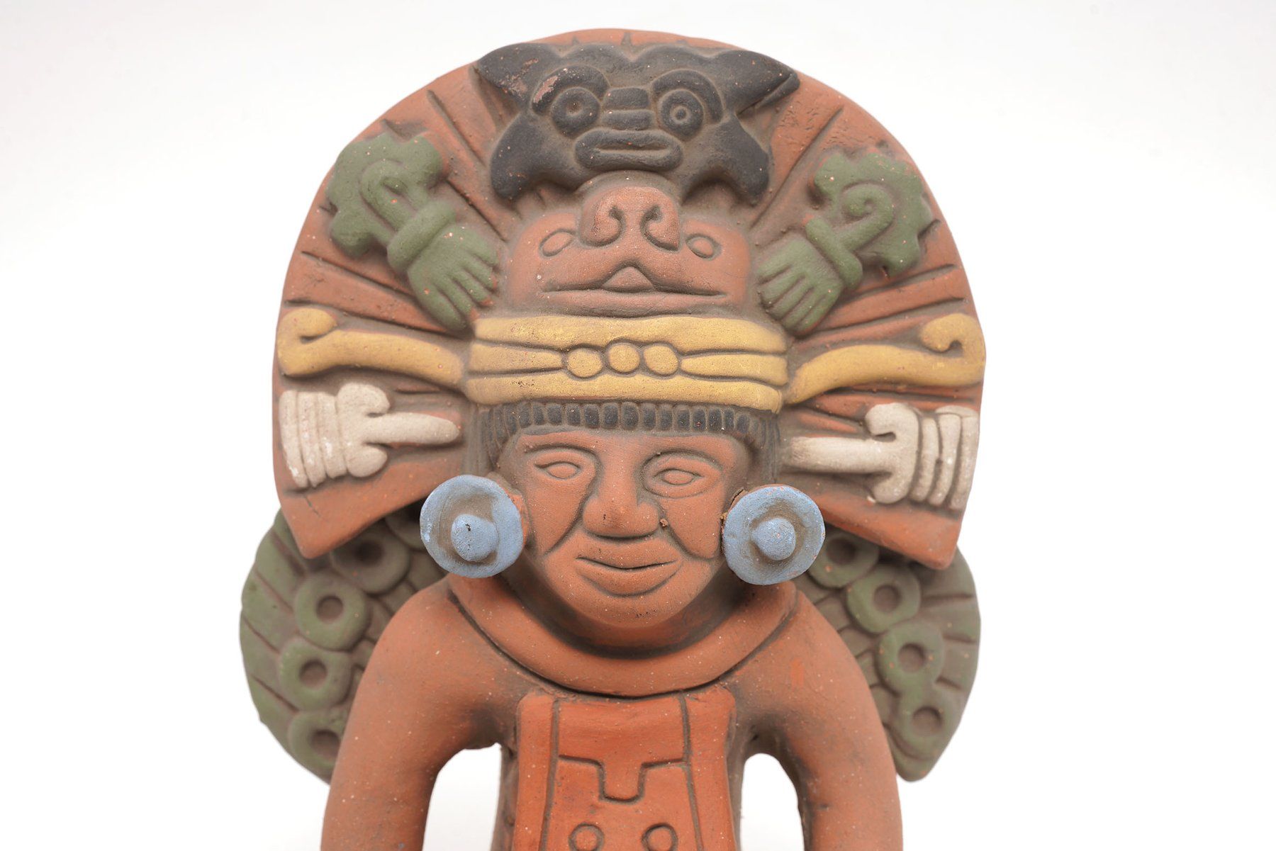 Figuren: Keramikfigur Maya Gottheit aus Mexiko – Gebraucht aus Buochs von chicco64 2
