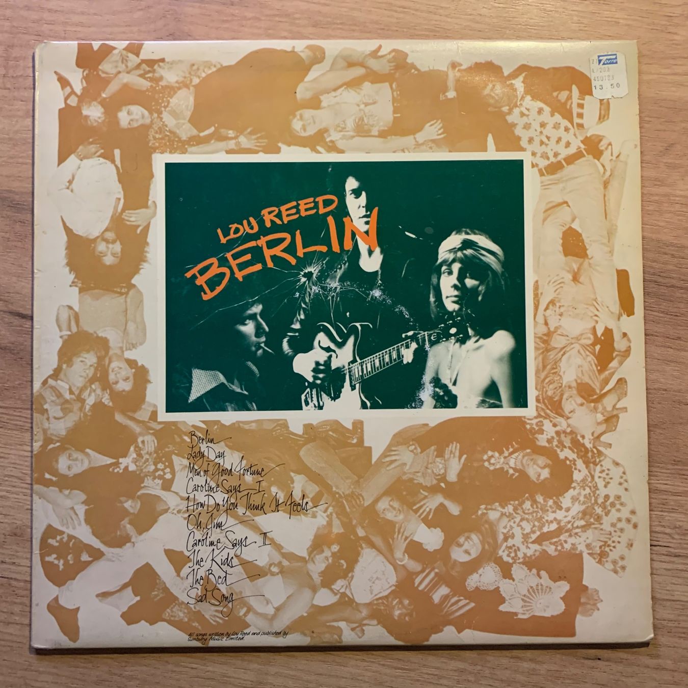 Schallplatten: LOU REED - BERLIN...RE UK...VG+/VG+ – Gebraucht aus Gals von Diskopatshop