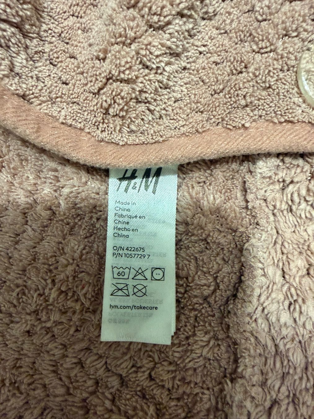 H&M Teli da bagno: H&M Haar-Turban, Rosa – Usato da Bern venduto da sar_56rd 2