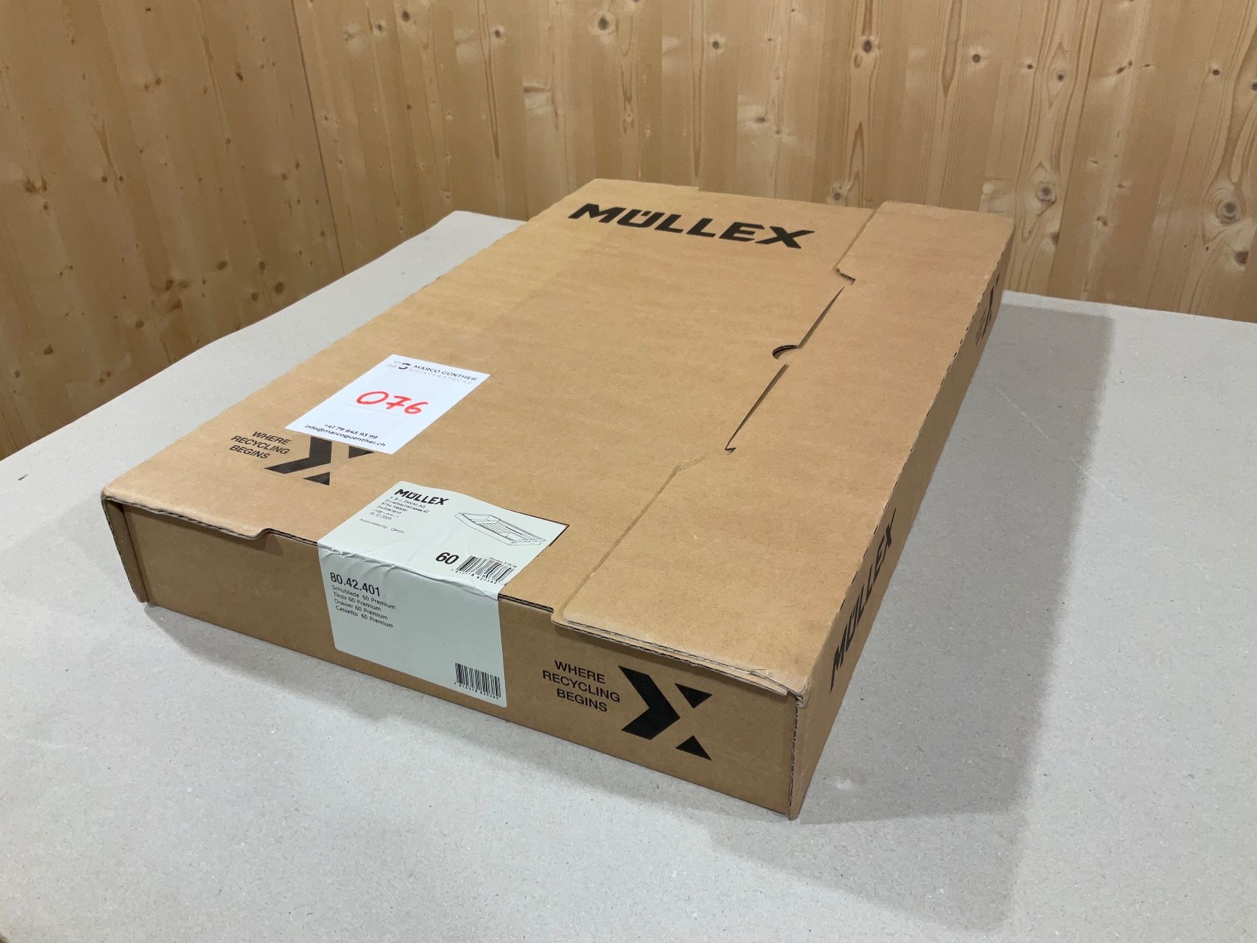 Müllex Cestini per rifiuti: 076 Müllex Abfallsystem Schublade 60 Premium – Nuovo e nell'imballaggio originale da Derendingen venduto da Meisterstuecke 4