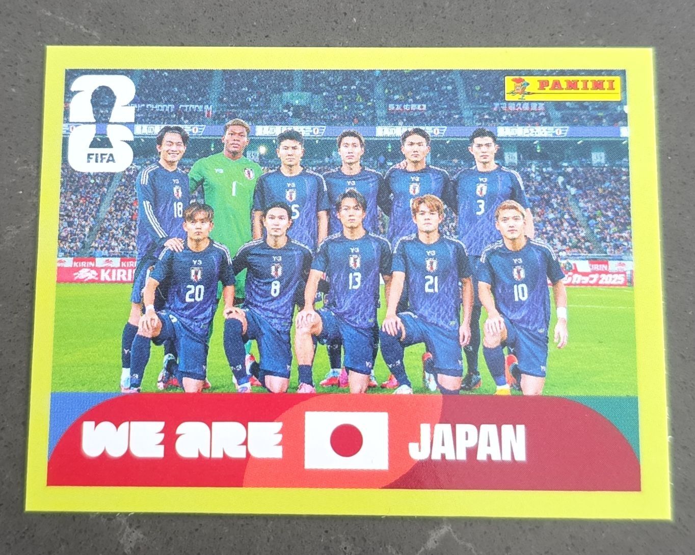 Panini Carte collezionabili: Figurina Panini Giappone 2026  – Usato da Massagno venduto da Arj87