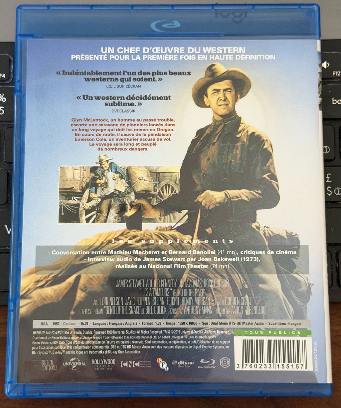 Tous les DVDs: Les affameurs (1952) - Blu-ray – D'occasion à Semsales par __Florian__ 2