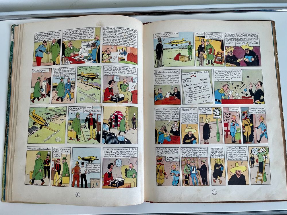 Tintin "L'Oreille Cassée", Ausgabe von 1950, Top Zustand! 5