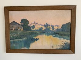 Tableau à l huile 