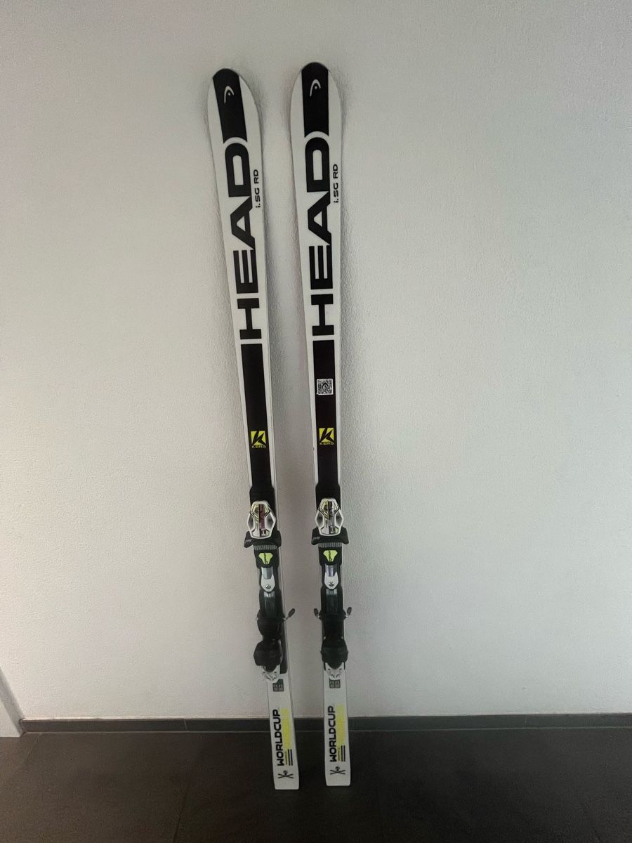 Head Sci: HEAD Worldcup Rebels i. SG RD Ski 185+Bindung Tyroli – Usato da Saas-Fee venduto da Flojoe