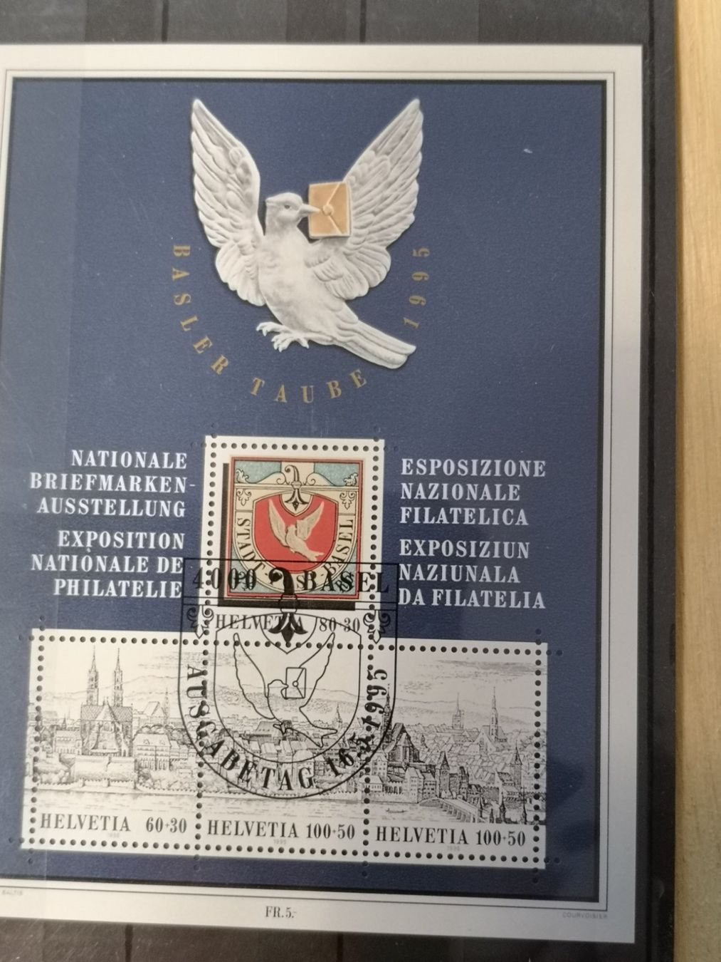 Tutti i francobolli: Briefmarken Ausstellung 1995 – Usato da Heimberg venduto da Newyorker5