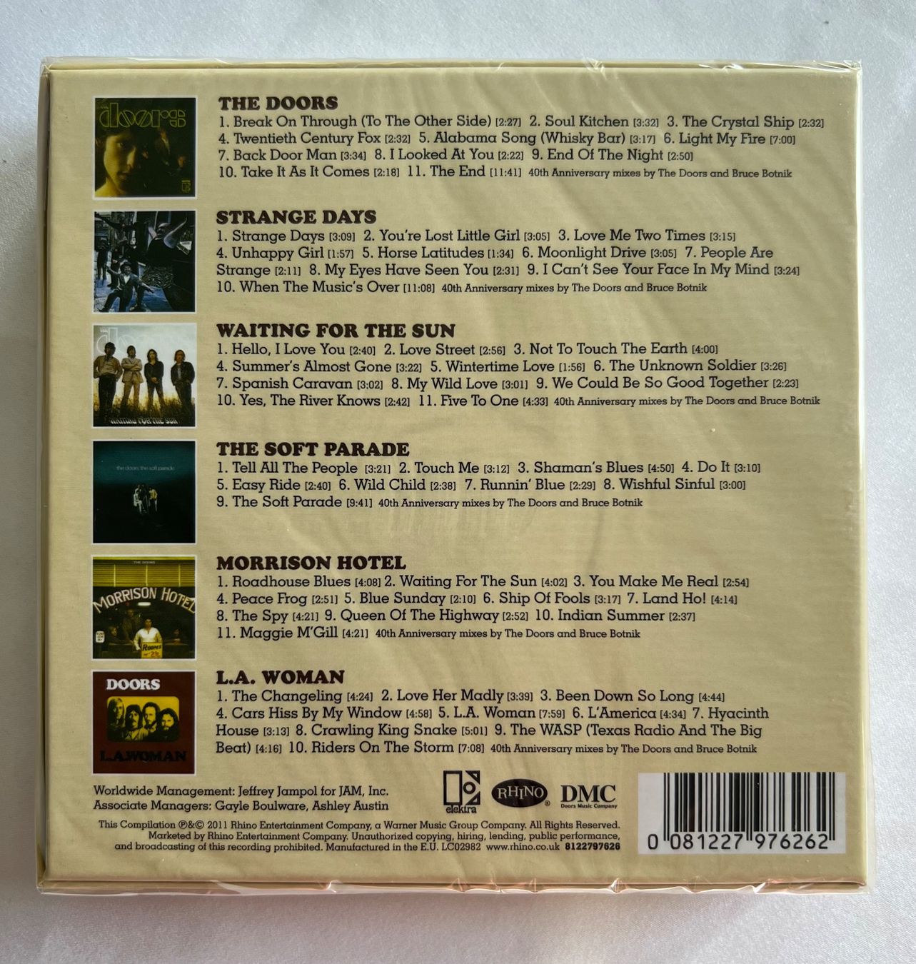 CD: The Doors - A Collection / 6 CD Set, OVP – Nuovo e nell'imballaggio originale da Schaffhausen venduto da Mond689 1