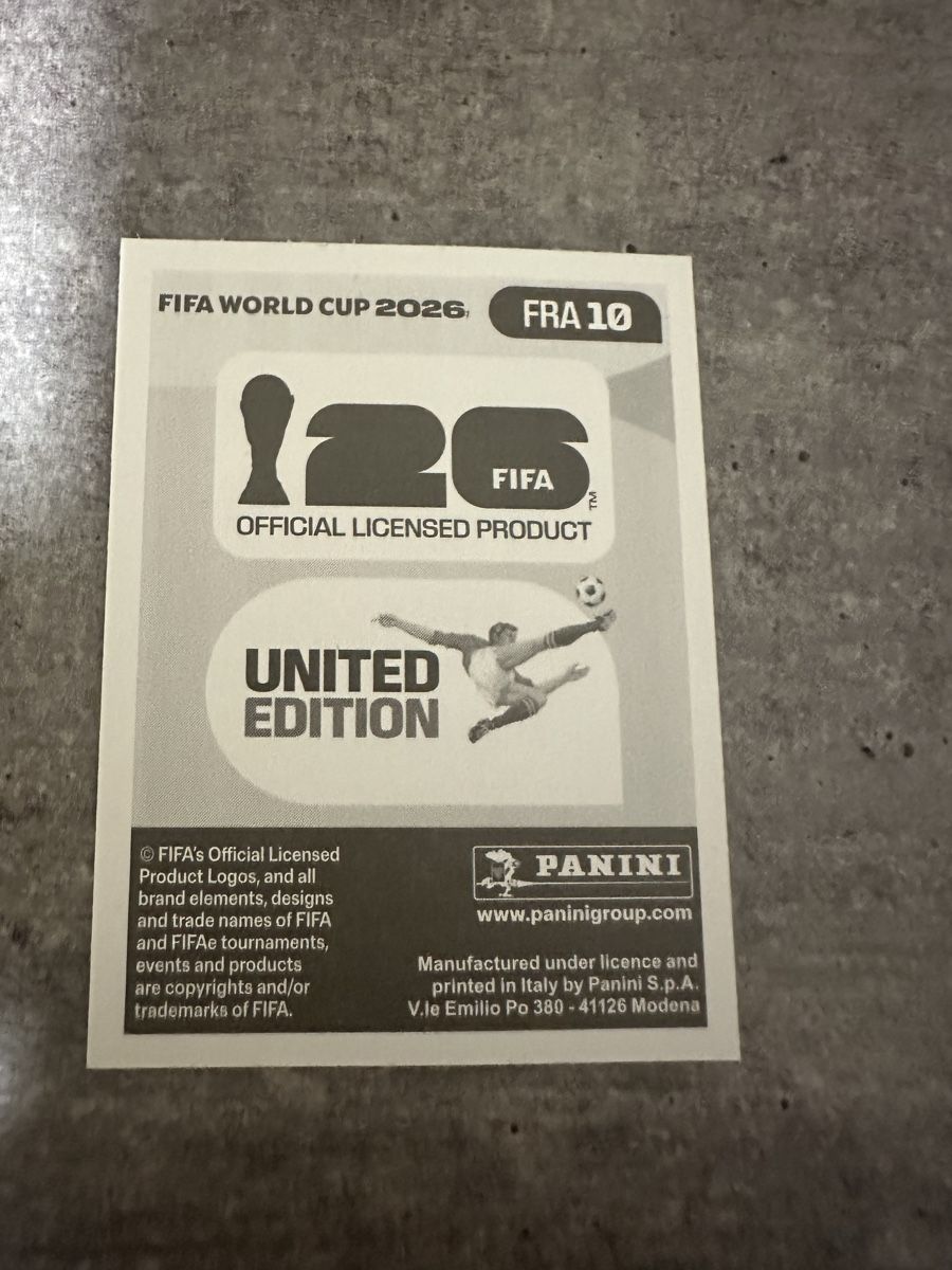 Panini Carte collezionabili: FRA 10 , FIFA WORLD CUP 2026 PANINI  – Nuovo (secondo la descrizione) da Frauenfeld venduto da 1PegPeg1 1