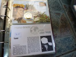 Münzbrief Tahiti