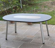 Gartentisch aus Aluminium 160 x 100 cm (72cm hoch)