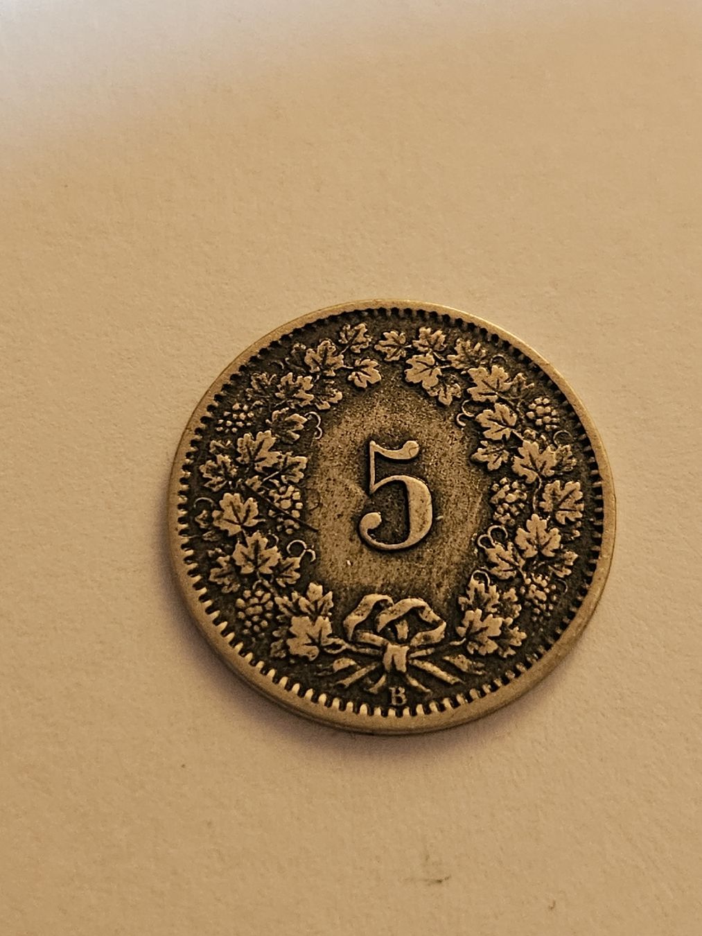Tutti le monete: 5 Rappen 1877 – Usato da Pfäffikon ZH venduto da Melibol 1