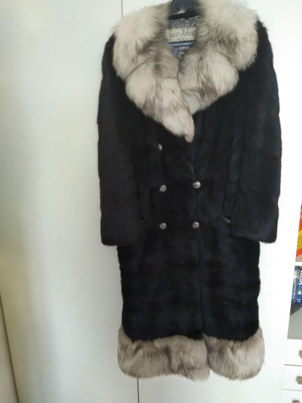 Nerz Cappotti: Nerz-Blaufuchs Mantel Gr. 38 – Usato da Konolfingen venduto da Miga70