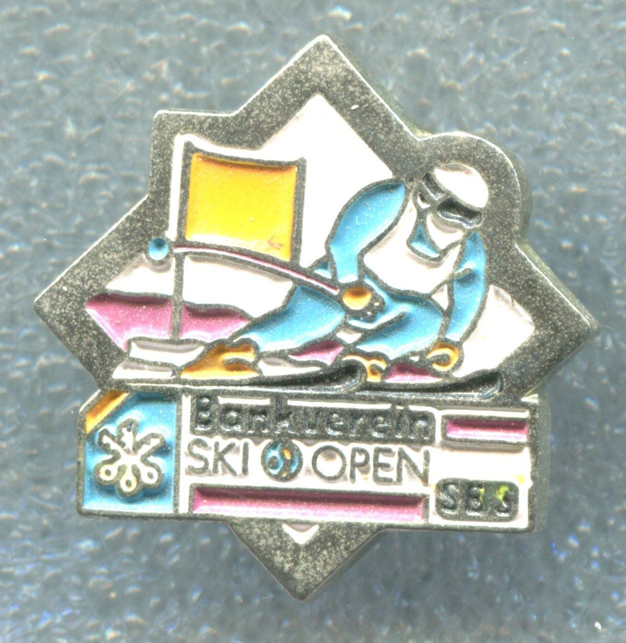 Plaketten & Abzeichen: Bankverein  SKI OPEN – Gebraucht aus Winterthur von Sammleroase