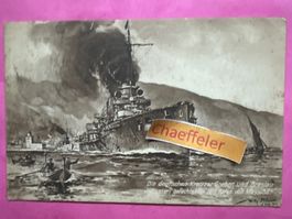 1914 Die Deutschen Kreuzer Goeben und Breslau.. Zensuriert