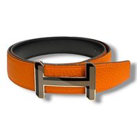 CEINTURE HERMÈS RÉVERSIBLE BOUCLE H 3D