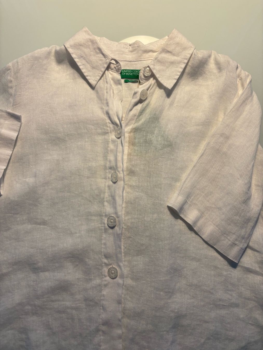 Benetton Camicette: Benetton 100% Leinenbluse – Nuovo e nell'imballaggio originale da Eglisau venduto da SAM240186