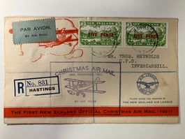 Neuseeland 1931, Weihnachts-Sonderflug, Timaru-Invercargill