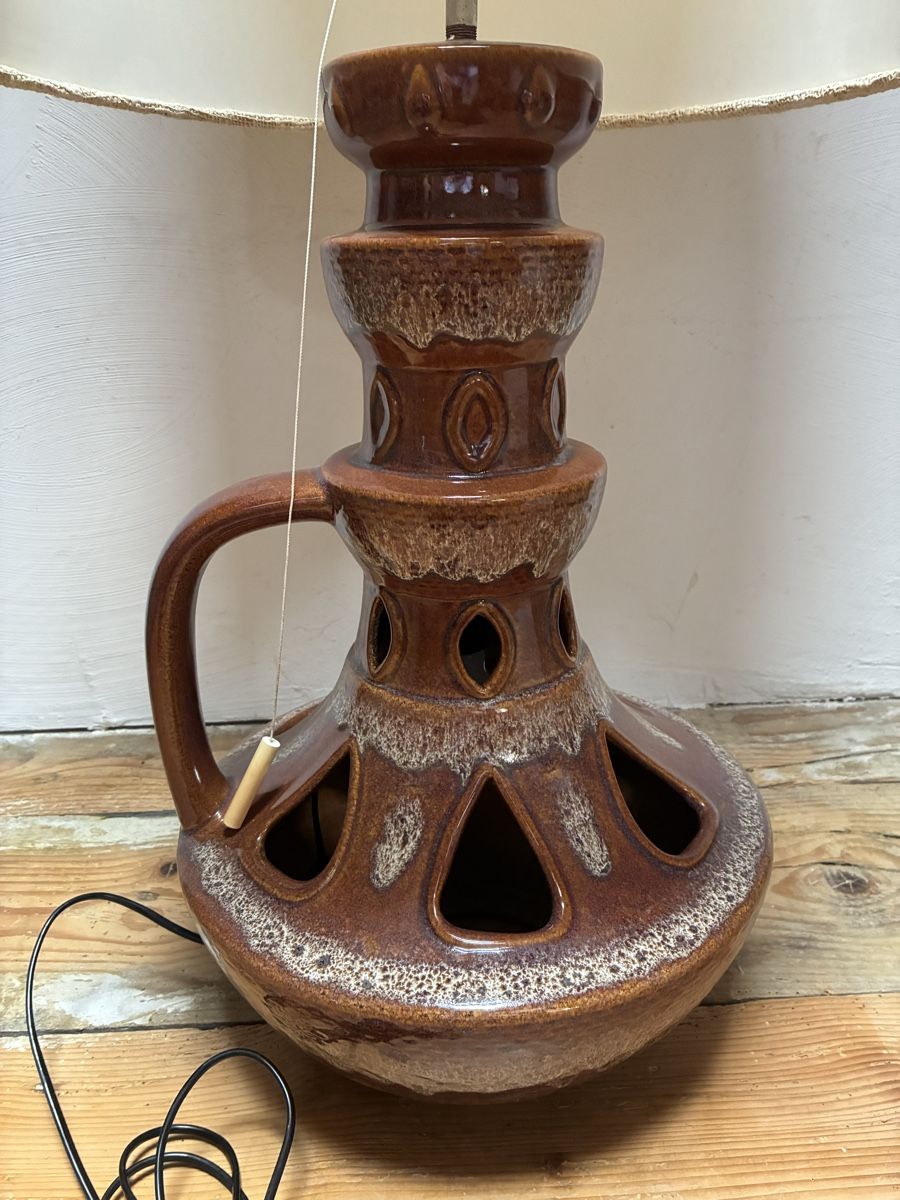 Lampade: Grosse Keramik Lampe 70er Jahre – Usato da schönenwerd venduto da quartier9 9