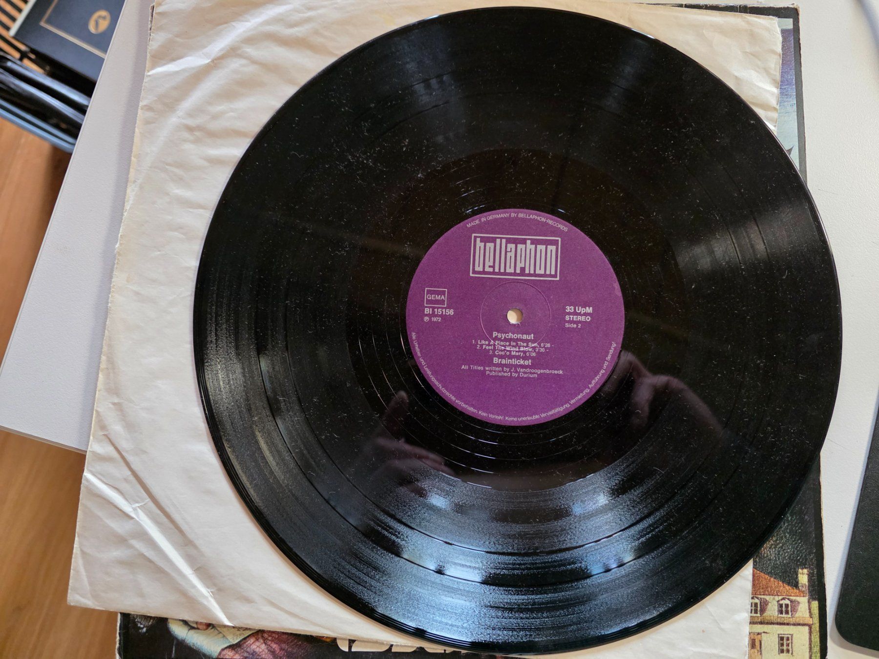 Dischi in vinile: Vinyl LP - Brainticket - Psychonaut 1972 – Usato da Walterswil BE venduto da Lonitti 1