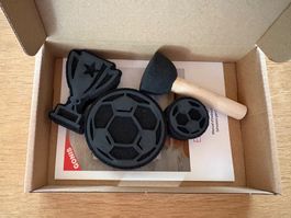 GONIS Easy Stamps Set Fussball mit Stupfschwamm + Anleitung