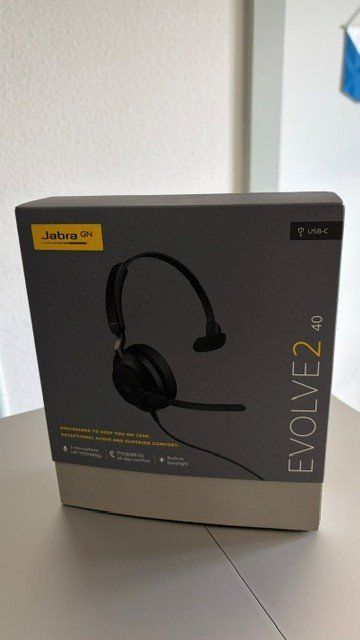Jabra Casques audio: Kopfhörer Headset Jabra Evolve2 40 USB Mono – Neuf avec emballage d'origine à Zürich par kun_d8p9 1