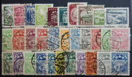 Lettland Lot mit alten Werten X