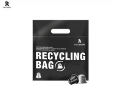 10x Recycling Beutel für Aluminium Kapseln und Pads