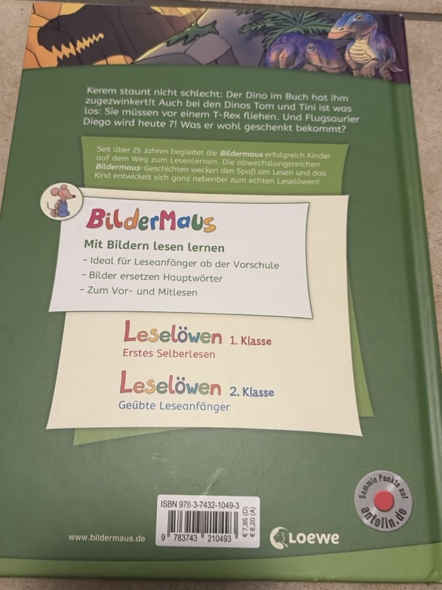 Libri: BilderMaus - Dinosauriergeschichten – Usato da Basel venduto da Dumbolino1 1