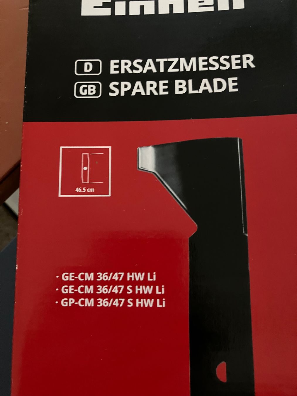 Einhell Tondeuses à gazon: Einhell Rasenmäher-Ersatzmesser neu – Neuf avec emballage d'origine à Aadorf par heiluz15 1