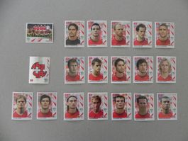 Panini Fussball WM 2006 Fehlliste Schweiz 473 - 491 Komplett