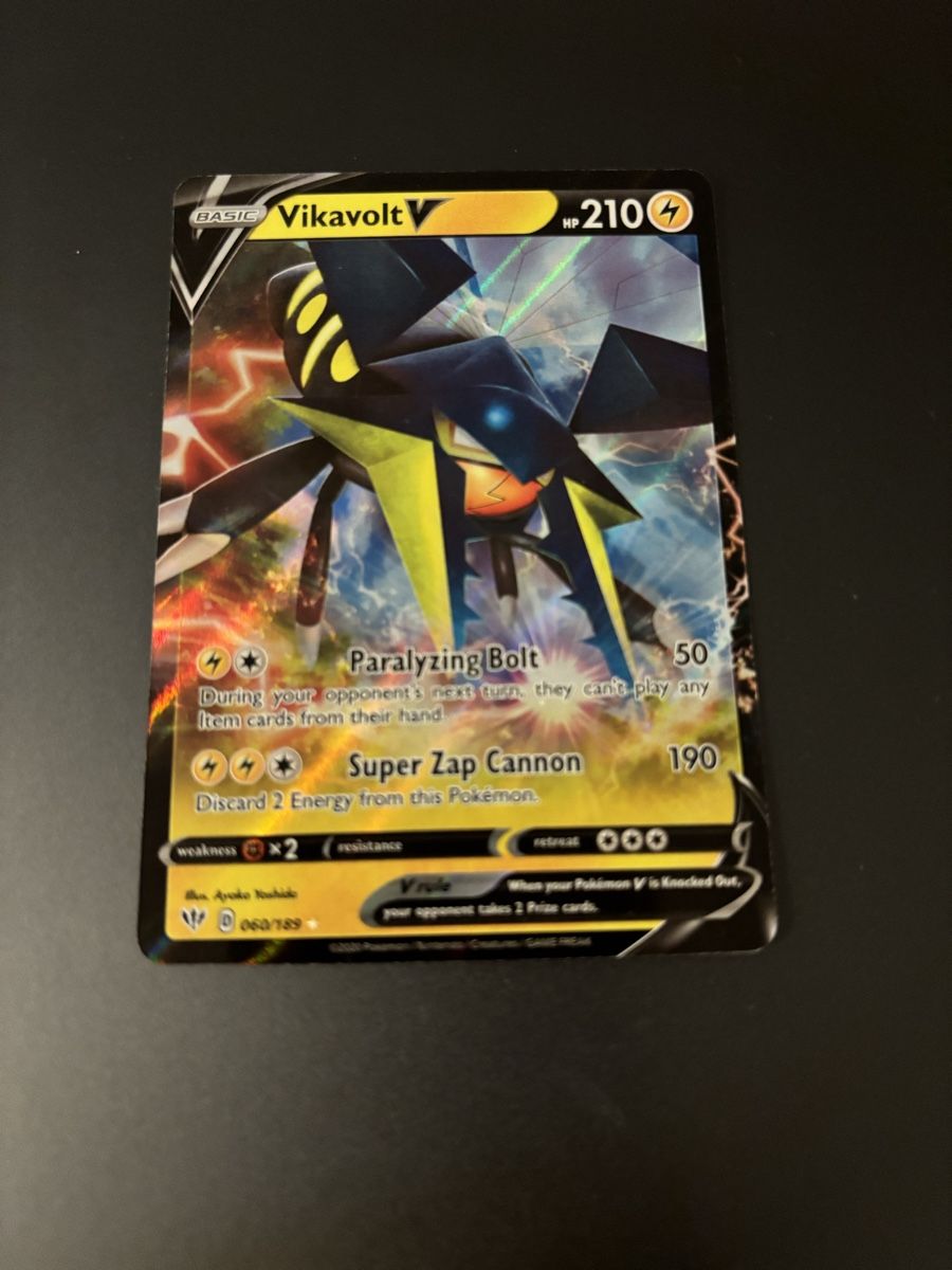 Pokémon Carte collezionabili: Vikavolt V - Pokémon Card - Top Condition – Nuovo (secondo la descrizione) da Bellinzona venduto da Cook_ 2