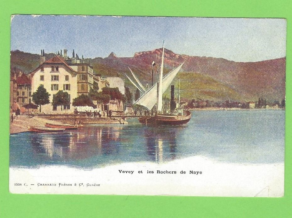 Cartoline postali: Vevey et les Rochers de Naye – Usato da Zürich venduto da t24_de