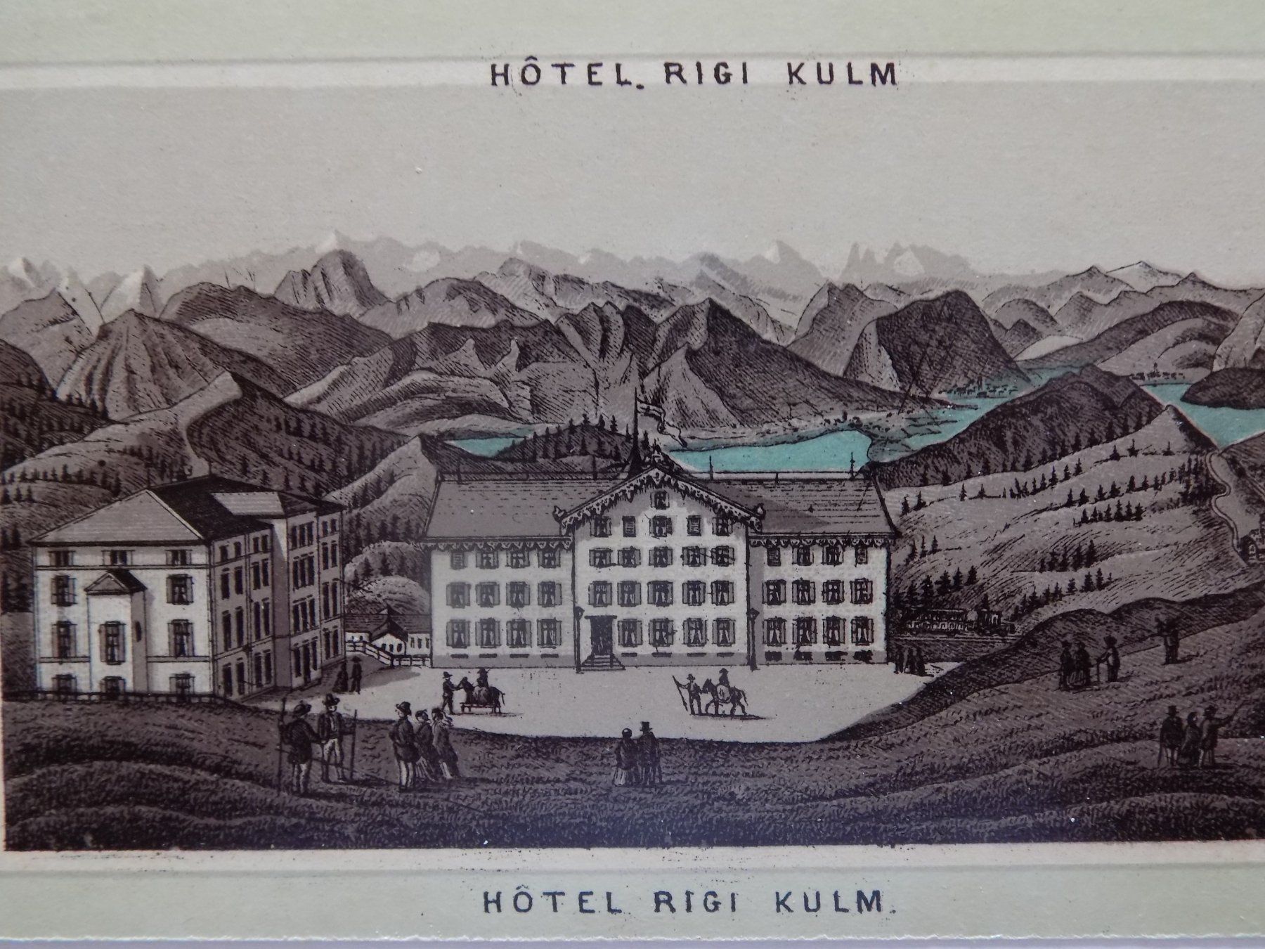 Gravures: Hotel Rigi Kulm – D'occasion à Risch par Antikfee 1