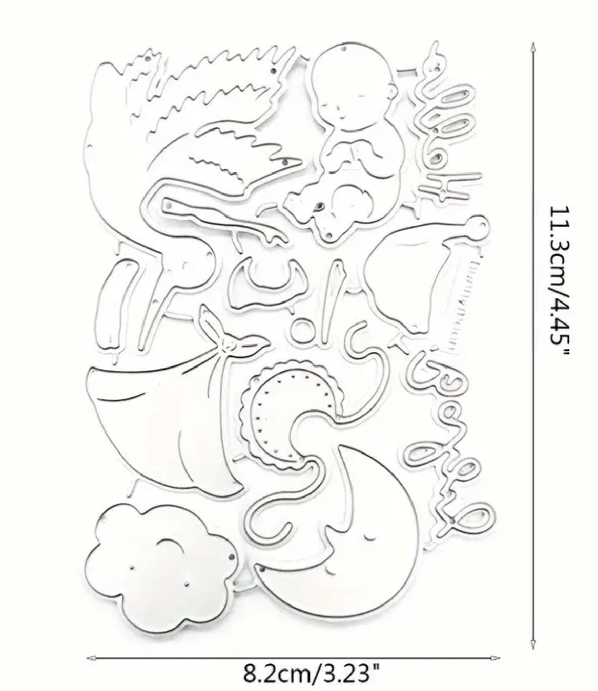 Schablonen: Baby Motive / Geburt - Stanzschablone – Neu und originalverpackt aus Frenkendorf von jazzplatten 1