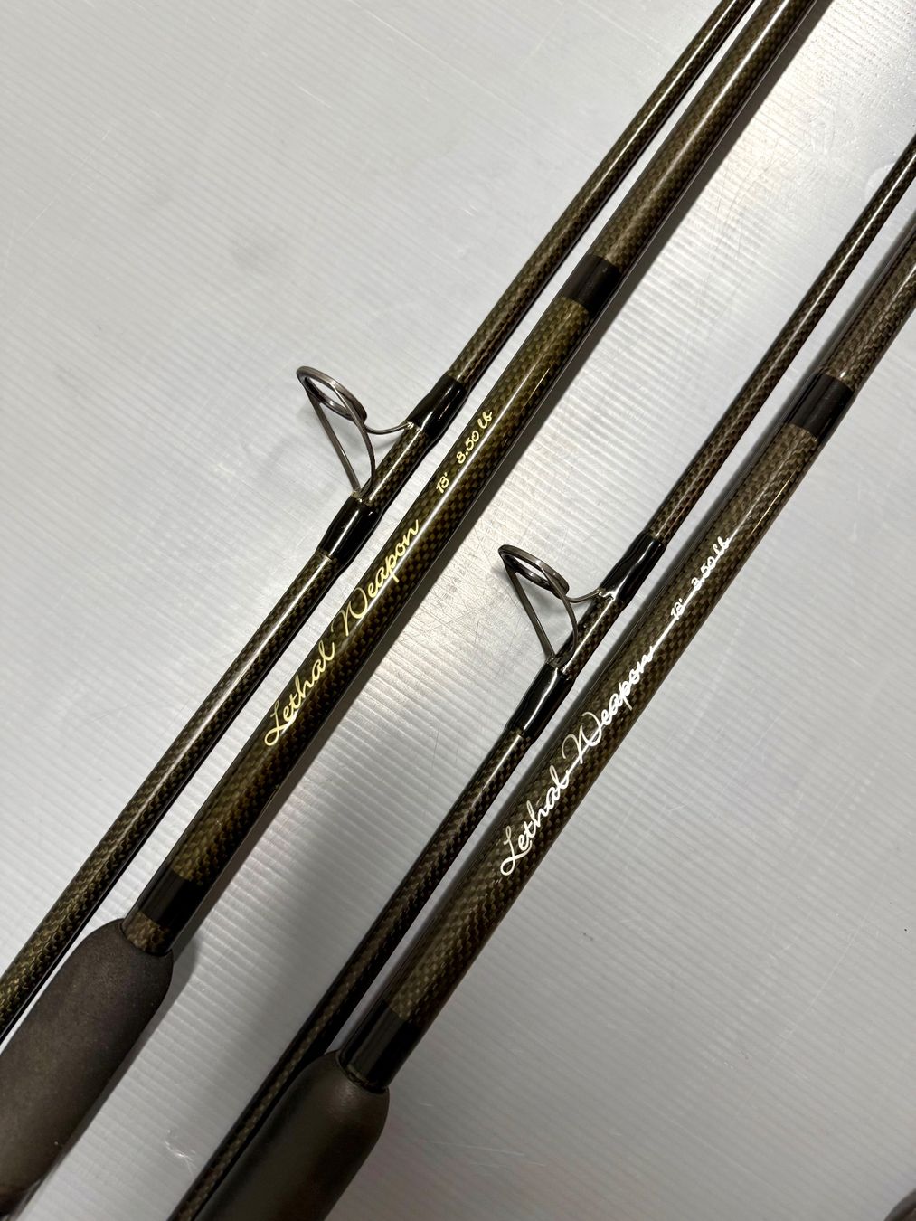 Canne da pesca: 2x Starbaits Lethal Weapon 13ft 3.5lbs Karpfenruten – Usato da Trimbach venduto da duri.. 2