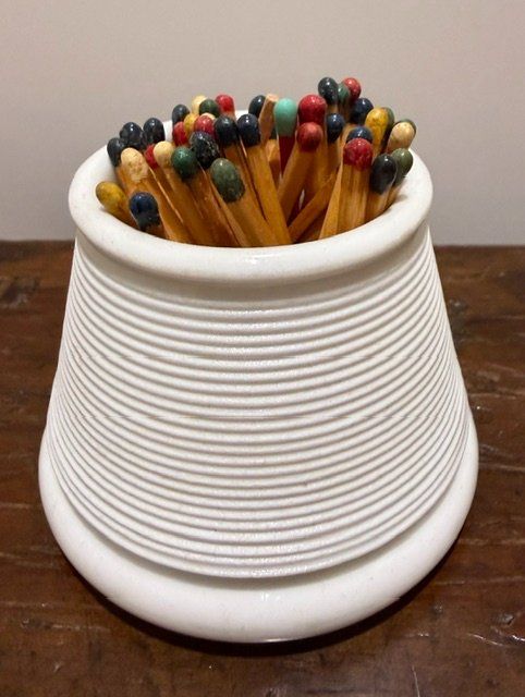 Fidibus Aschenbecher: Fidibus Aschenbecher, Weiss, Vintage Style – Gebraucht aus Gersau von pandabear01 1