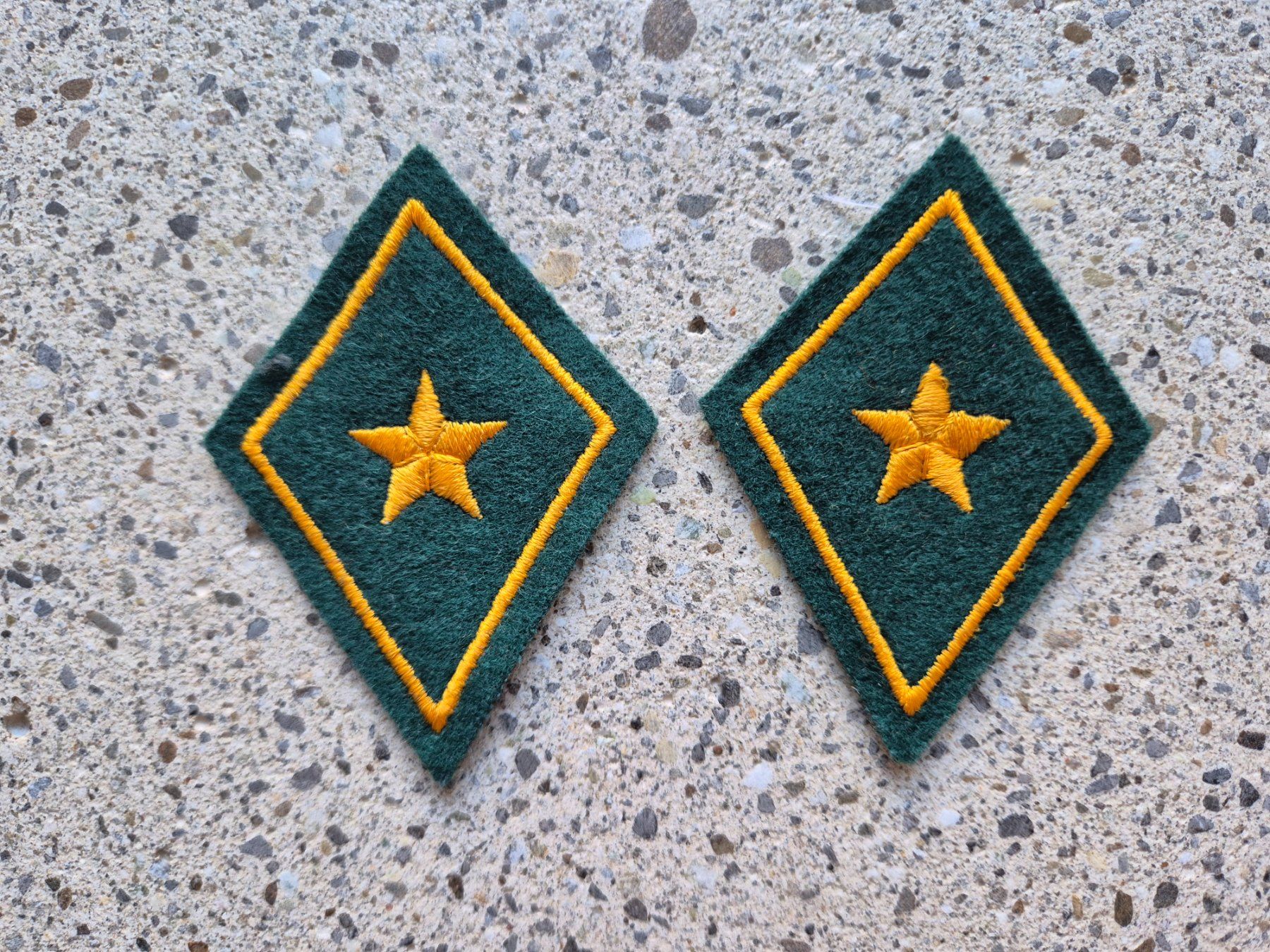 Schweizer Armee Placchette & Badge: *** Kragenspiegel / Kragenpatten *** – Nuovo (secondo la descrizione) da Riedholz venduto da fr_sIruP