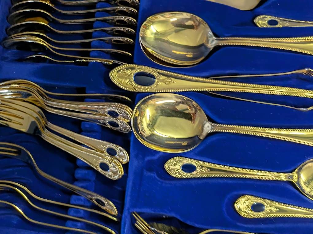Set di posate: Solingen Besteck vergoldet 24 Karat – Usato da Schaffhausen venduto da max_c62l 1
