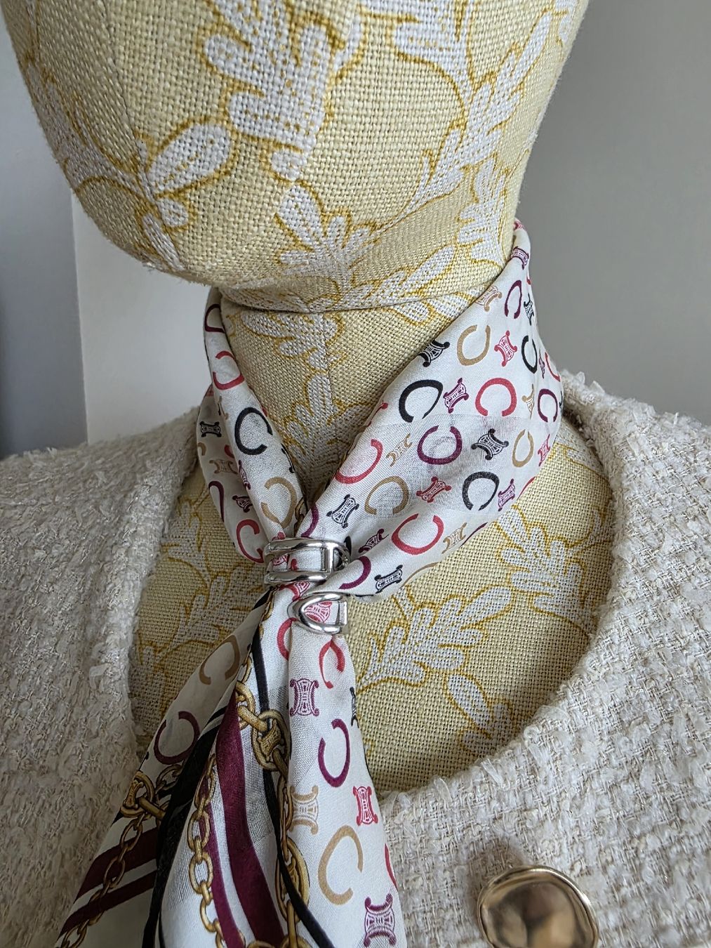 Celine Foulard & Sciarpe: Celine Baumwolltuch 50x50 cm Neu – Nuovo (secondo la descrizione) da Zürich venduto da LIMAR 5