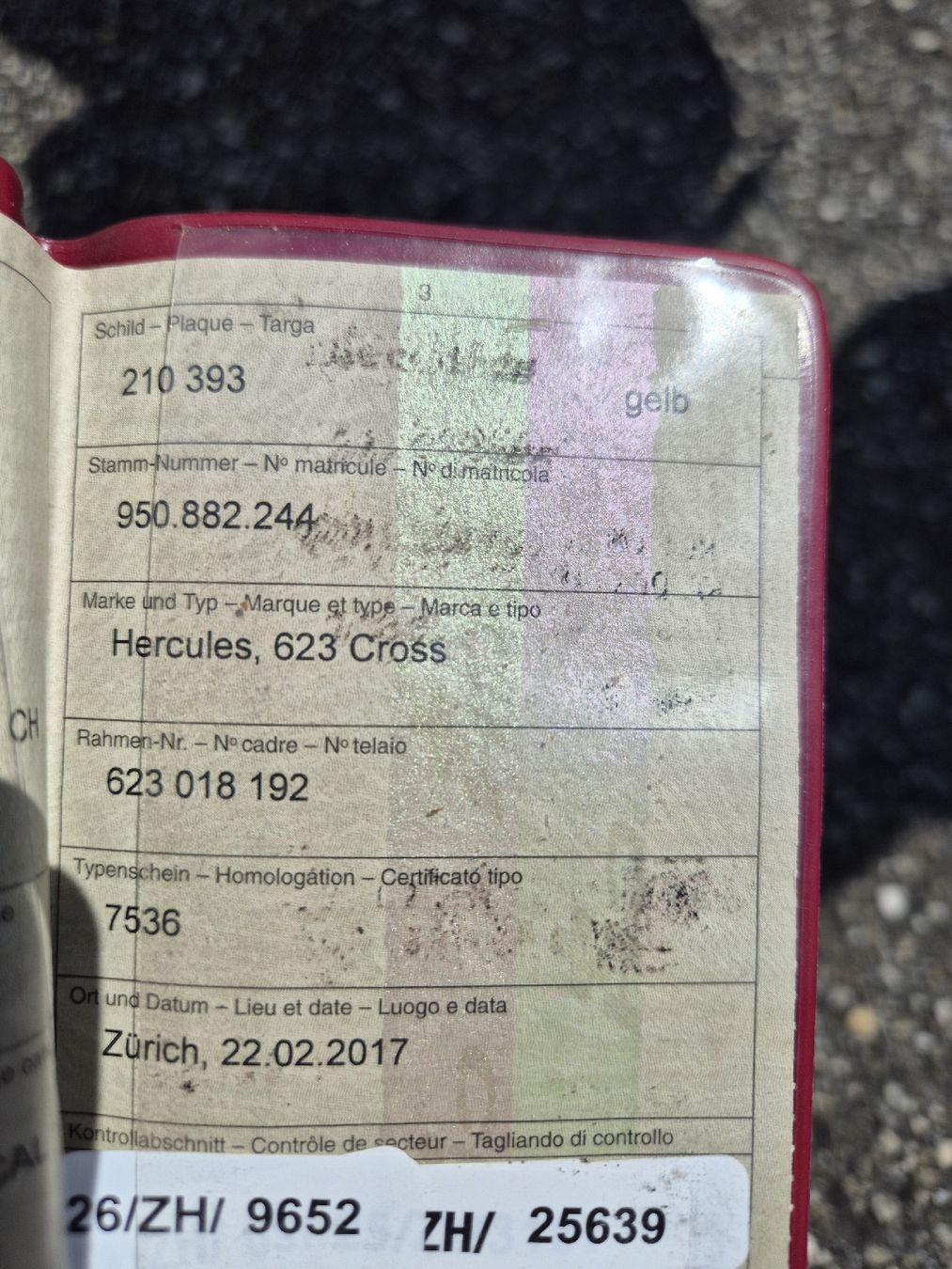 Hercules Mofas: Mofa Hercules 623 Cross – Defekt aus Wangen b. Olten von madmax05 9
