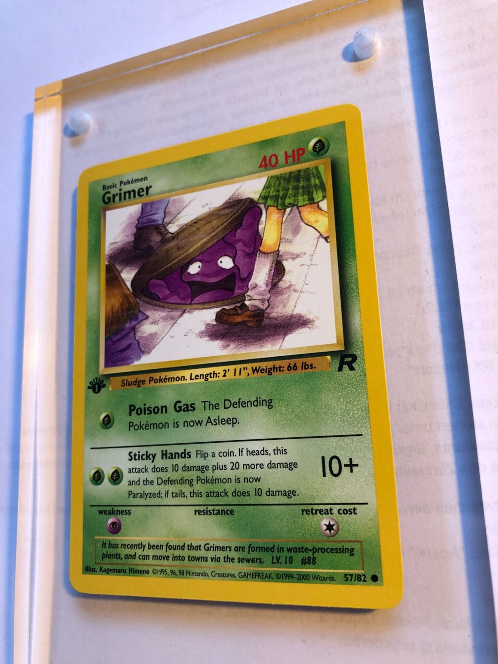 Cartes à collectionner: Grimer 1st Team Rocket - MINT - ab 1.- – D'occasion à Giubiasco par dan_pr8b 2