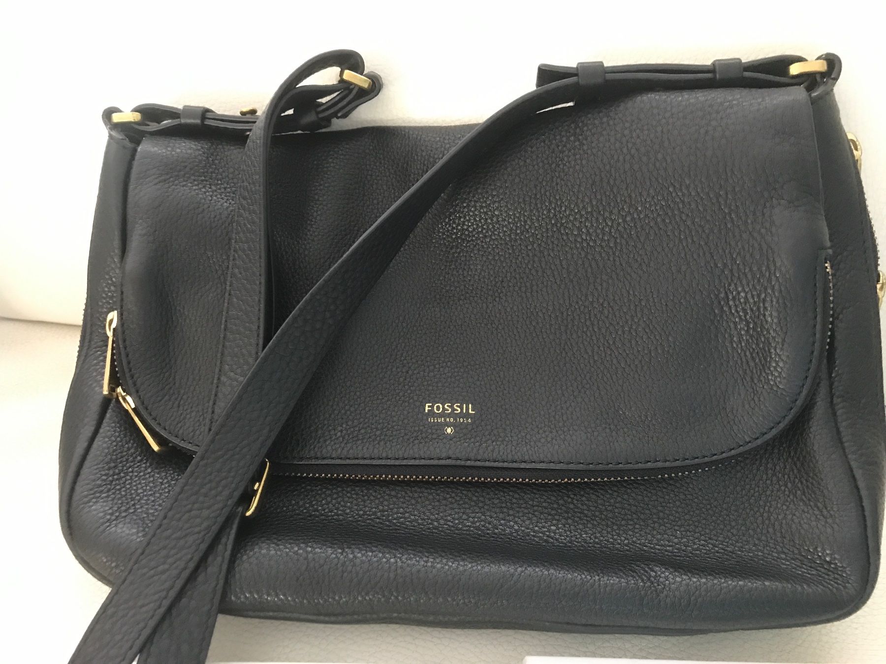 Fossil Borse da donna: Elegante schwarze Fossil Ledertasche – Usato da Wettingen venduto da Andres54 1
